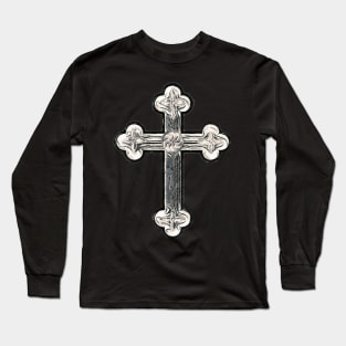 Cross Christian Orthodox Design Long Sleeve T-Shirt